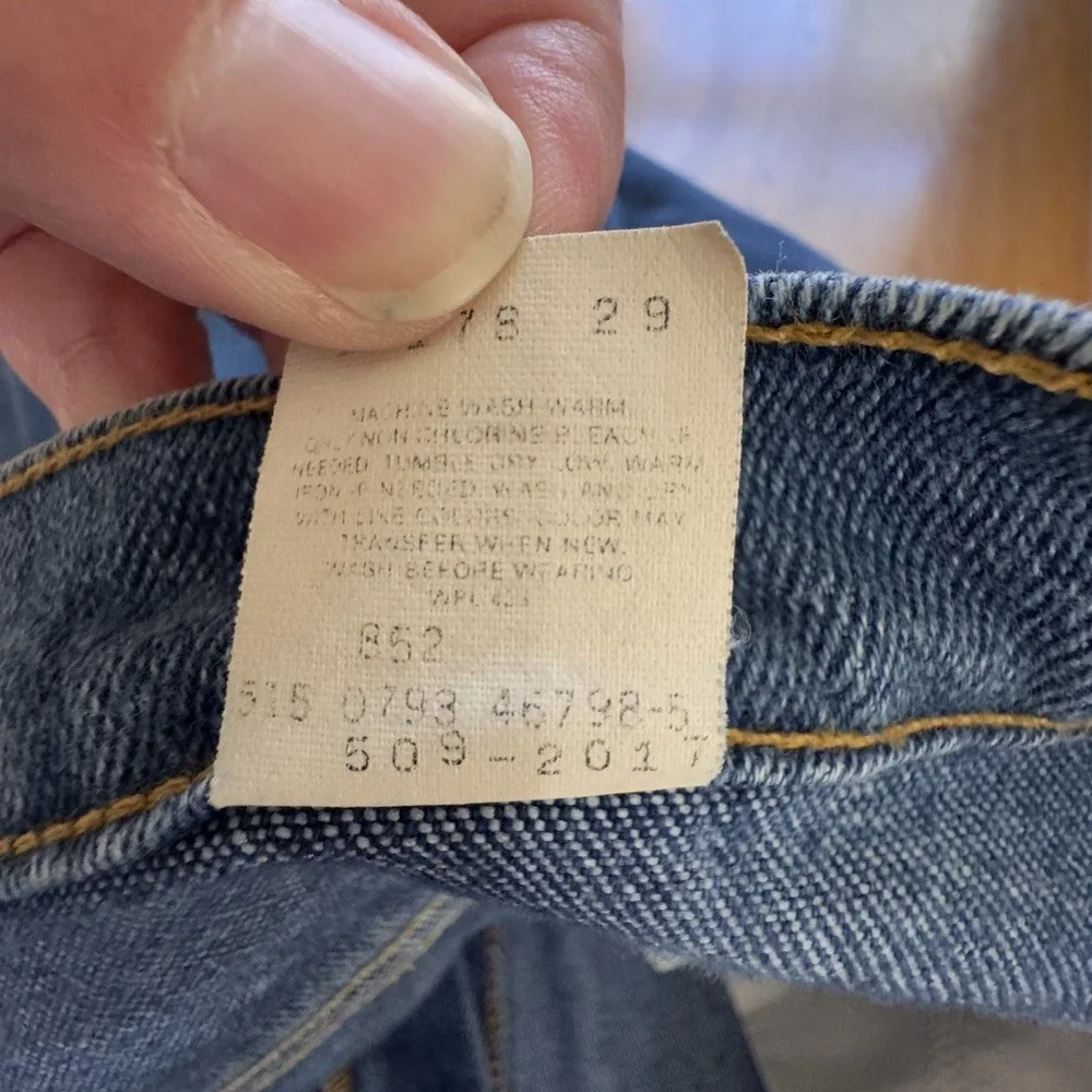 Levis size doesn